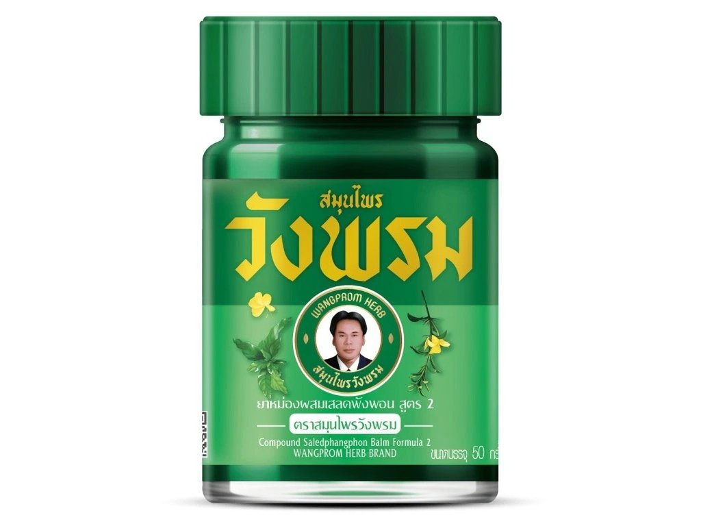 Wangprom Green Balm 50 g – chladivý bylinný balzám