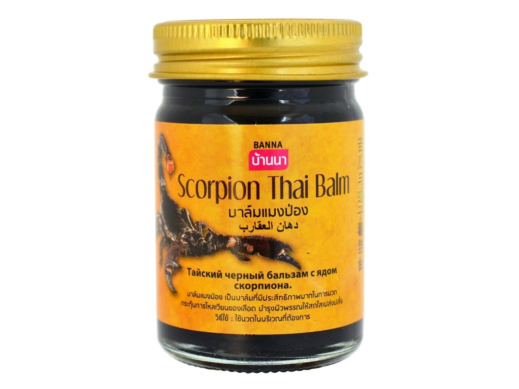 Banna Scorpion Thai Balm 50 g – thajský bylinný balzám s intenzivní vůní
