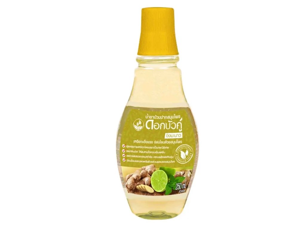 Dok Bua Ku Ginger Lime mouthwash 250 ml